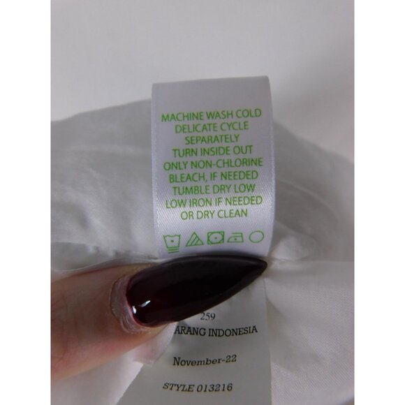 Lilly Pulitzer Dress Womens Small White Linen Wrap Ruffle Tiered Mini Boho - Picture 5 of 6